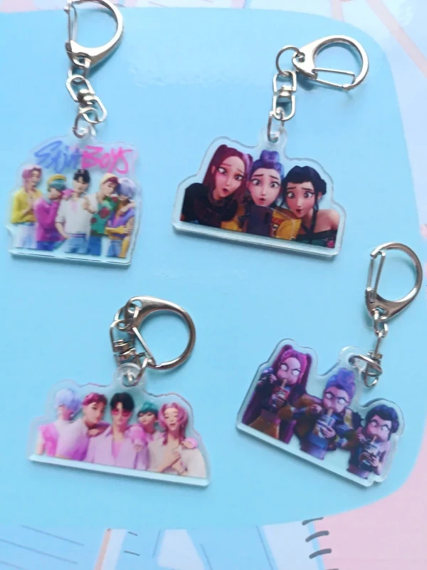 Lote de 6 llaveros K Pop Demon Hunters – photo 2